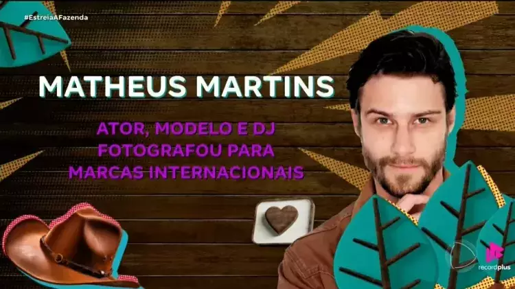 Matheus Martins — participante de A Fazenda 2025