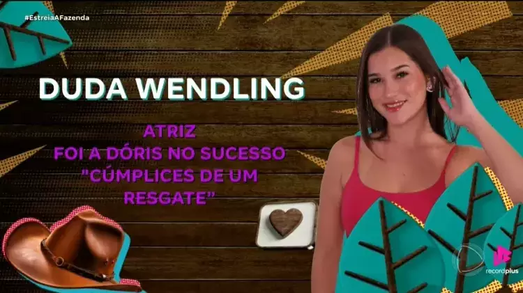 Duda Wendling — participante de A Fazenda 2025