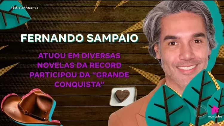 Fernando Sampaio — participante de A Fazenda 2025